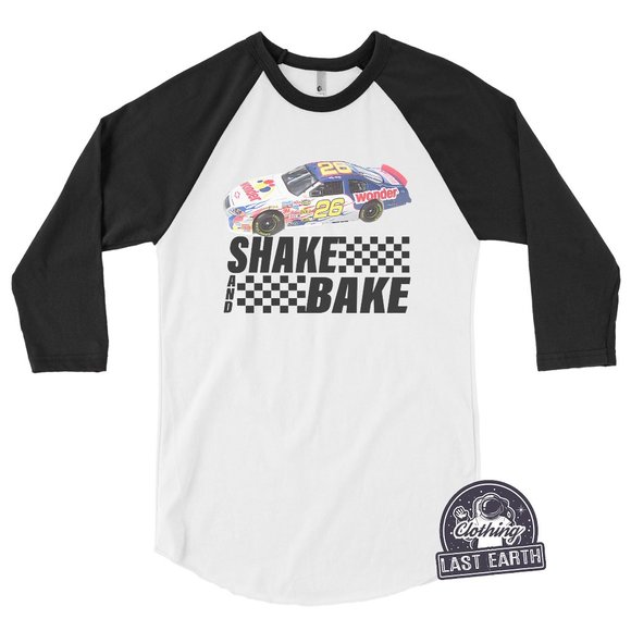 Shake and Bake Talladega Nights Ballad of Ricky Bobby Funny Movie Shirt Baseball - Picture 1 of 4